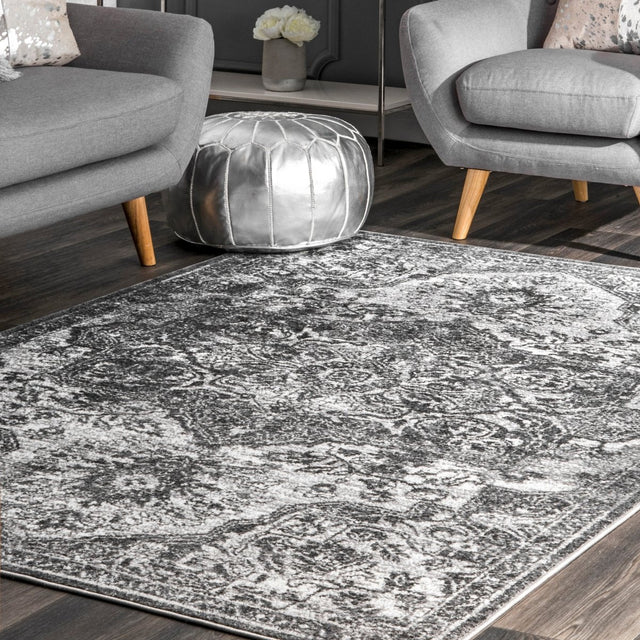 Nuloom Maryanne Lpct01A Gray Rug.