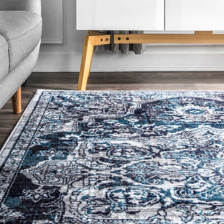 Nuloom Maryanne Nma2460B Blue Rug.