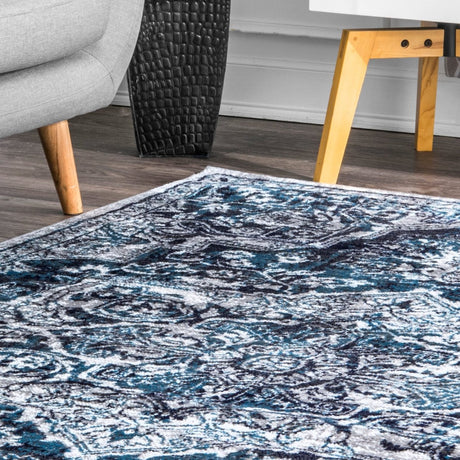 Nuloom Maryanne Nma2460B Blue Rug.