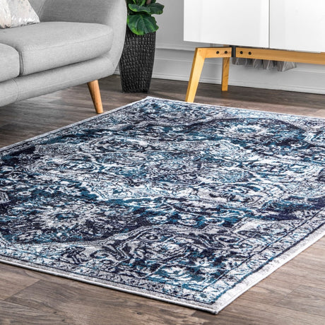 Nuloom Maryanne Nma2460B Blue Rug.