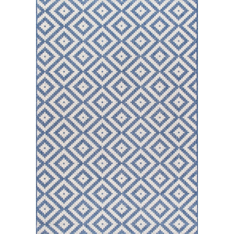 Nuloom Marybelle Tribal Trellis Nma2857B Blue Rug.