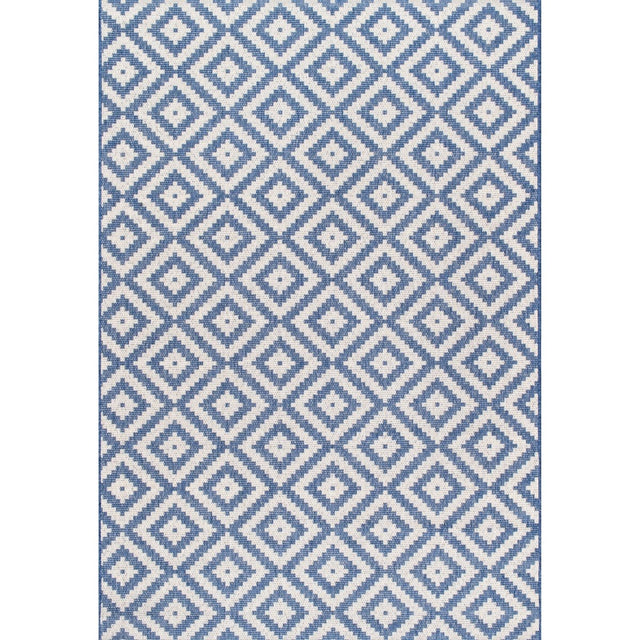 Nuloom Marybelle Tribal Trellis Nma2857B Blue Rug.