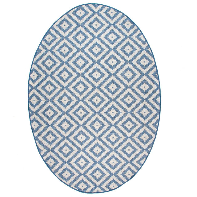 Nuloom Marybelle Tribal Trellis Nma2857B Blue Rug.