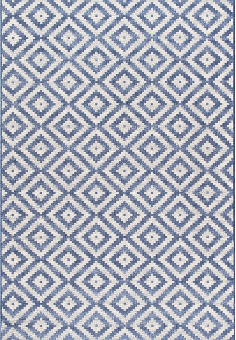 Nuloom Marybelle Tribal Trellis Nma2857B Blue Rug.