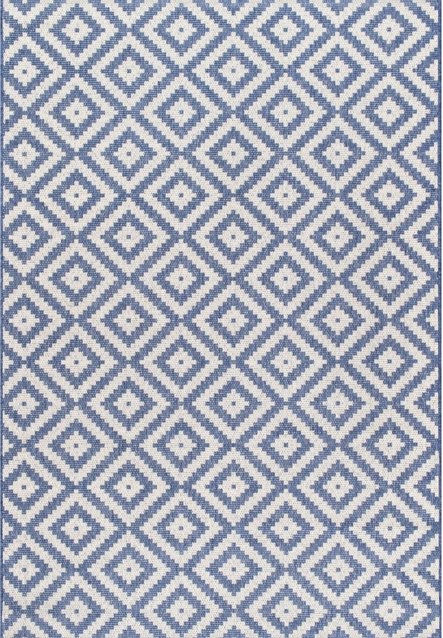 Nuloom Marybelle Tribal Trellis Nma2857B Blue Rug.