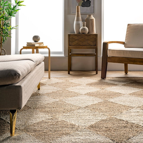 Nuloom Maxwelle Trellis Nma3576A Natural Rug.