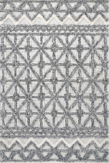 Nuloom Mcclaire Diamonds Nmc3314A Gray Rug.