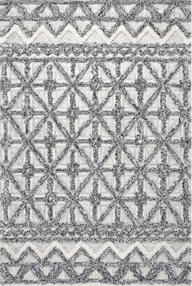 Nuloom Mcclaire Diamonds Nmc3314A Gray Rug - Nuloom - spcd01b - 406