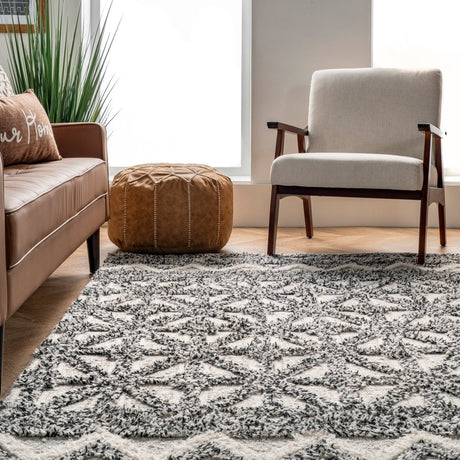 Nuloom Mcclaire Diamonds Nmc3314A Gray Rug.