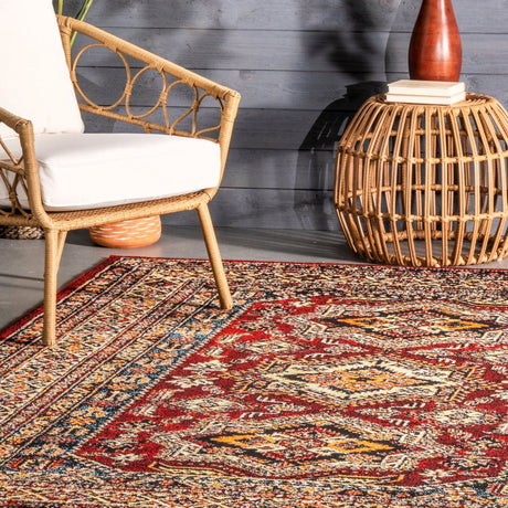 Nuloom Medieval Randy Nme2536A Red Rug.