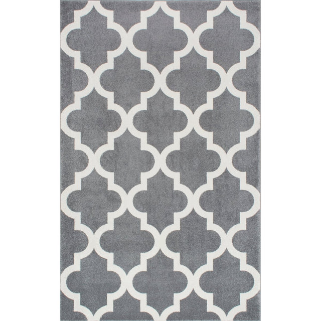 Nuloom Meeker Trellis Rzpl02A Gray Rug.