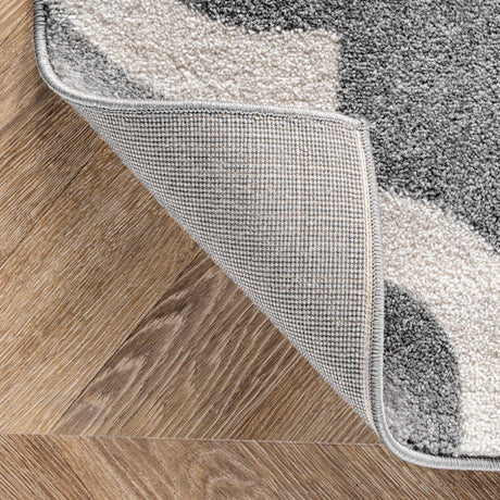 Nuloom Meeker Trellis Rzpl02A Gray Rug.