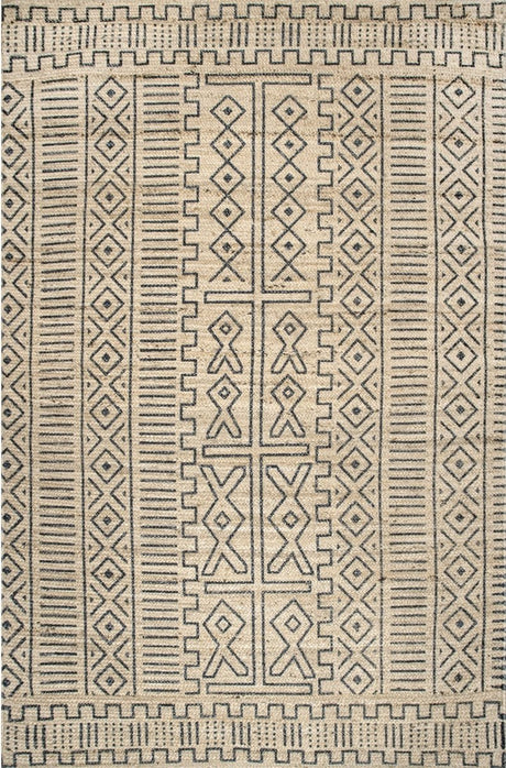 Nuloom Micaela Tribal Nmi2820A Gray Rug.