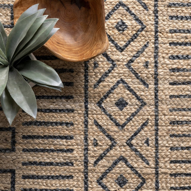 Nuloom Micaela Tribal Nmi2820A Gray Rug.