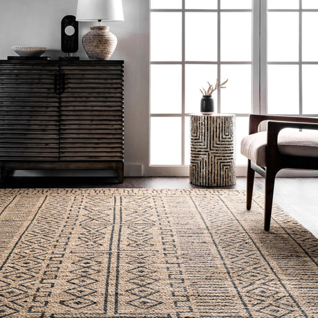 Nuloom Micaela Tribal Nmi2820A Gray Rug.