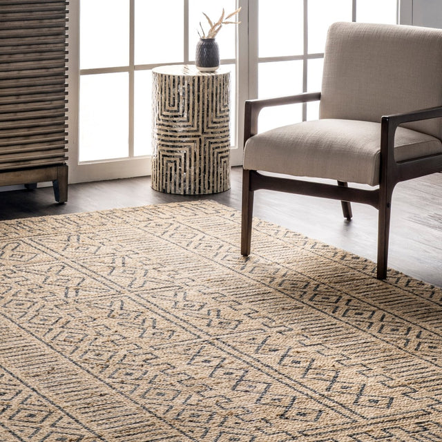 Nuloom Micaela Tribal Nmi2820A Gray Rug.