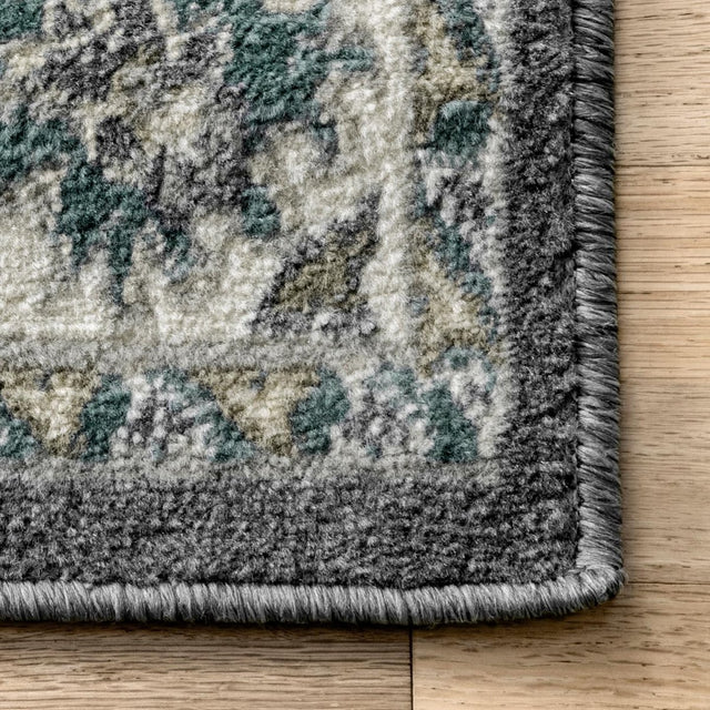 Nuloom Mikayla Classic Floral Nmi2904A Gray Rug.