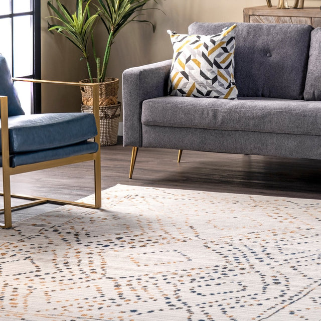 Nuloom Mila Moroccan Trellis Nmi1710A Beige Rug.