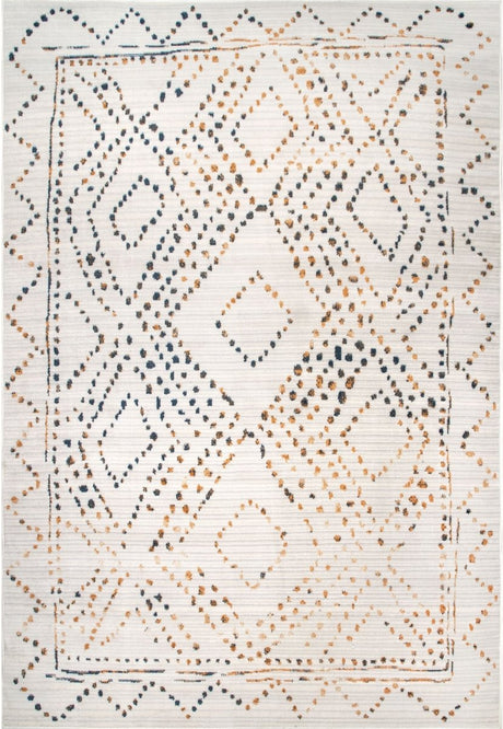 Nuloom Mila Moroccan Trellis Nmi1710A Beige Rug.