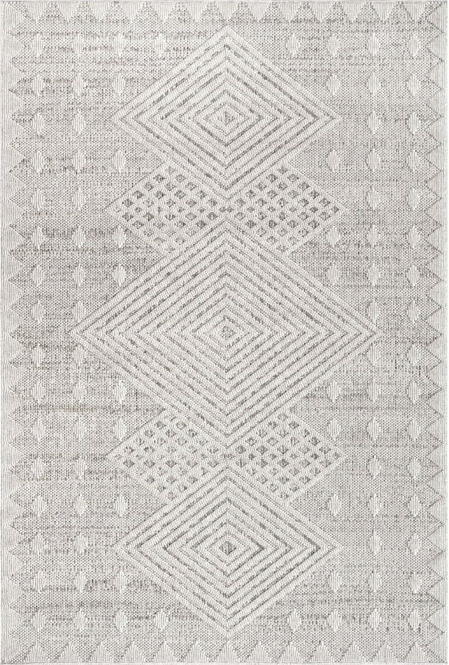 Nuloom Mindi Bold Nmi1658A Gray Rug - Nuloom - dkrw01a - 406