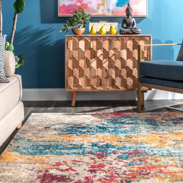 Nuloom Modern Monet Nmo2265A Multi Rug.