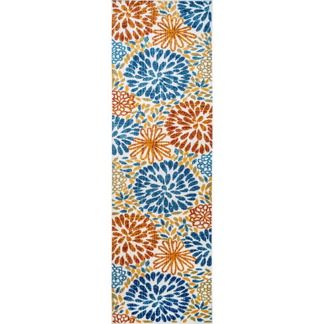 Nuloom Monique Floral Nmo2630A Blue Rug.