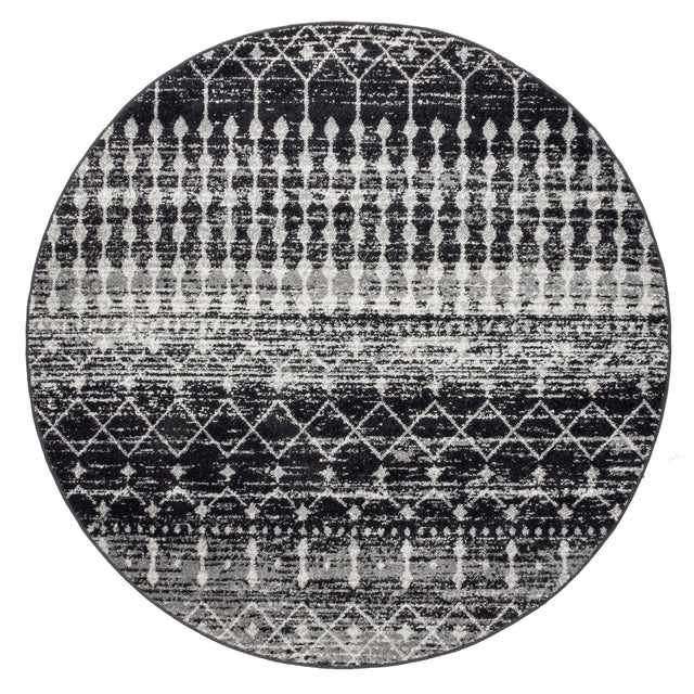 Nuloom Moroccan Blythe Nmo3123A Black Rug.