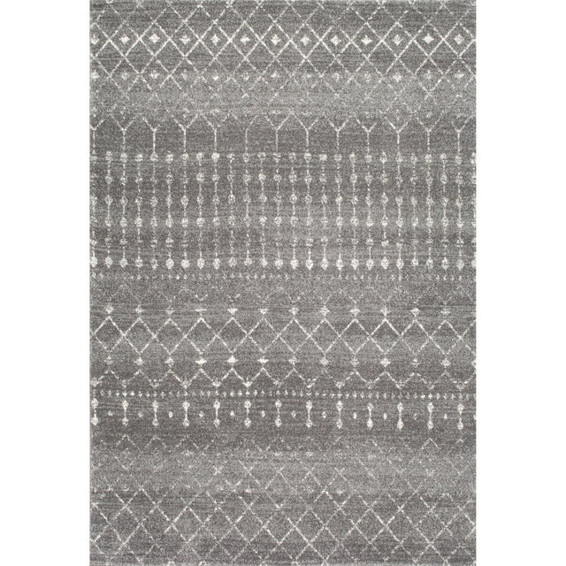 Nuloom Moroccan Blythe Nmo3123E Dark Gray Rug.