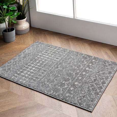 Nuloom Moroccan Blythe Nmo3123E Dark Gray Rug.