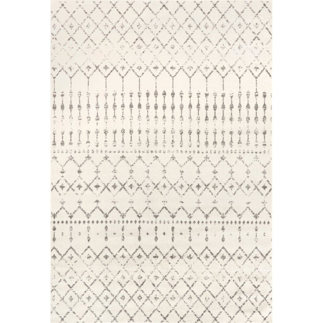 Nuloom Moroccan Blythe Nmo3123F Gray Rug.