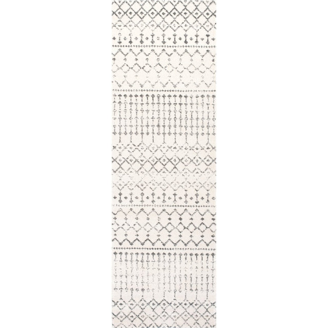 Nuloom Moroccan Blythe Nmo3123F Gray Rug.