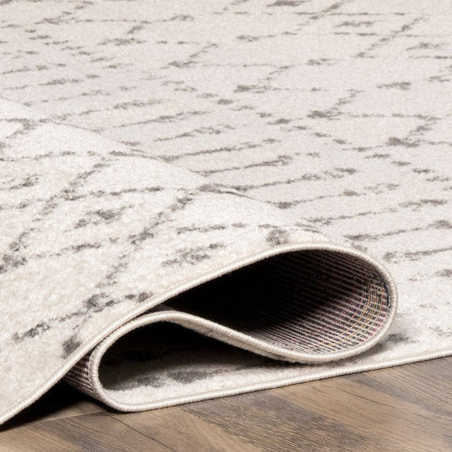 Nuloom Moroccan Blythe Nmo3123F Gray Rug.