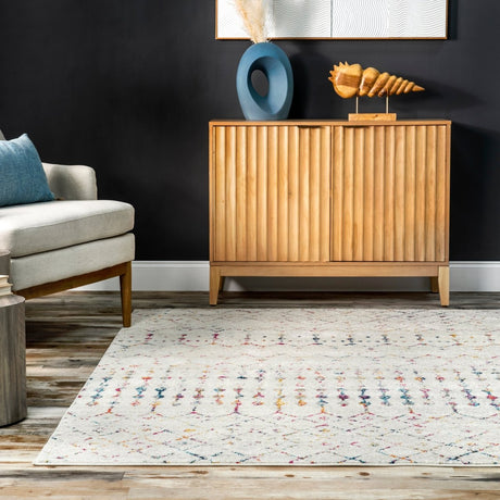 Nuloom Moroccan Blythe Nmo3123H Light Multi Rug.