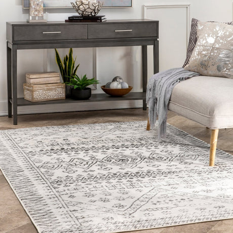 Nuloom Moroccan Frances Lpct09B Light Gray Rug.