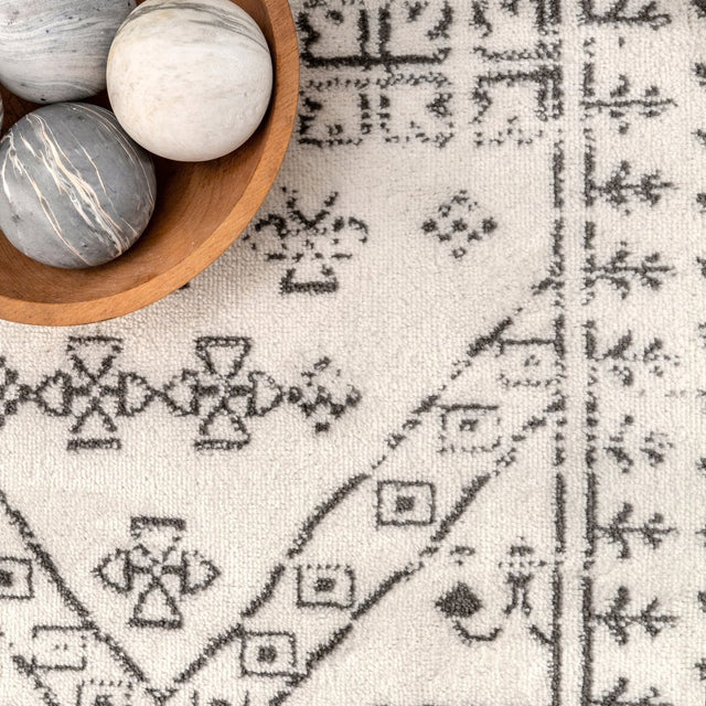 Nuloom Moroccan Frances Nmo2466C Light Gray Rug.