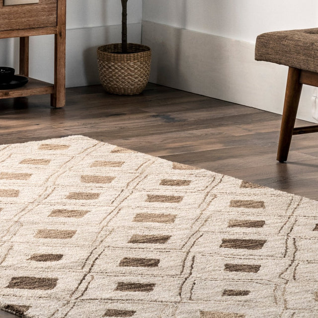 Nuloom Myla Trellis Nmy2595A Beige Rug.