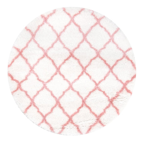 Nuloom Nelda Trellis Kids Nne2915A Baby Pink Rug.