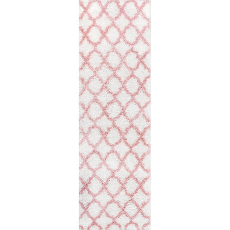 Nuloom Nelda Trellis Kids Nne2915A Baby Pink Rug.