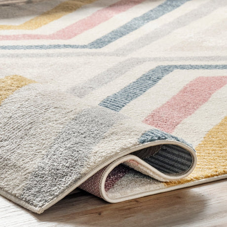 Nuloom Neveah Chevron Nne1922A Beige Rug.