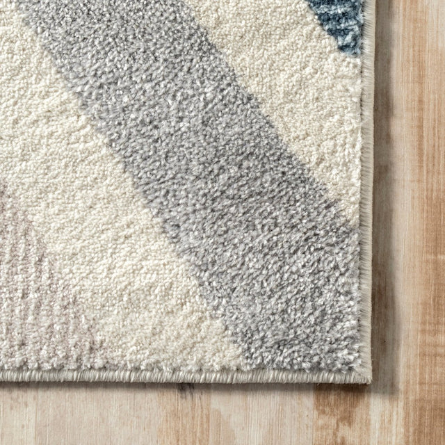 Nuloom Neveah Chevron Nne1922A Beige Rug.