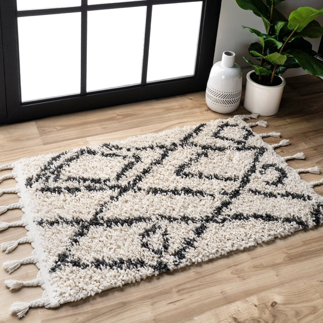 Nuloom Nieves Moroccan Nni1835C Off White Rug.