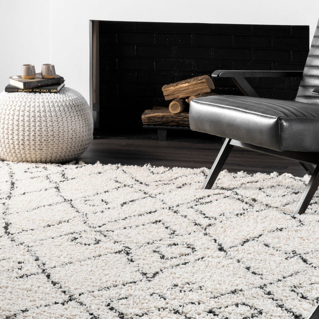 Nuloom Nieves Moroccan Nni1835C Off White Rug.