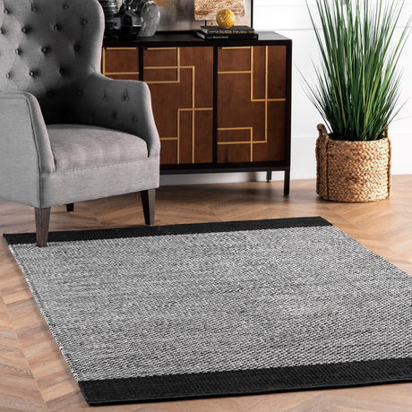 Nuloom Noura Simple Nno1974A Black Rug.