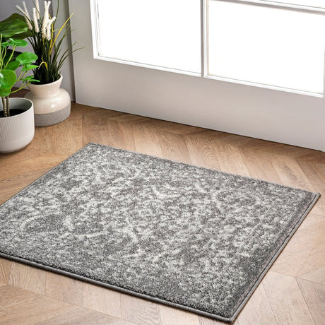 Nuloom Odell Vintage Nod3127E Silver Rug.