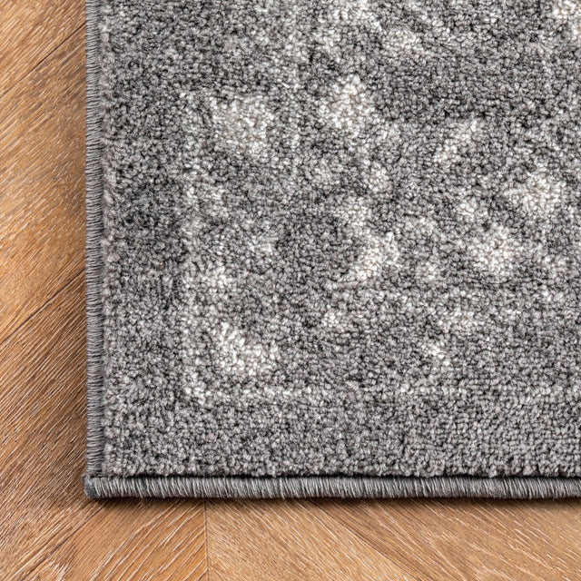 Nuloom Odell Vintage Nod3127E Silver Rug.