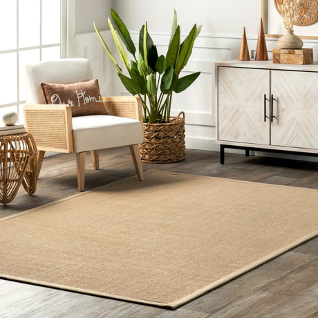 Nuloom Orsay Sisal Nor3630A Beige Rug.