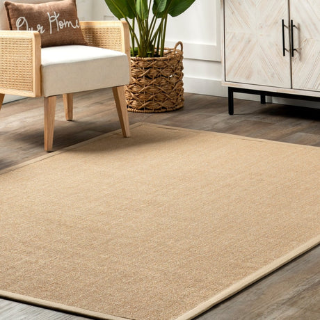 Nuloom Orsay Sisal Nor3630A Beige Rug.