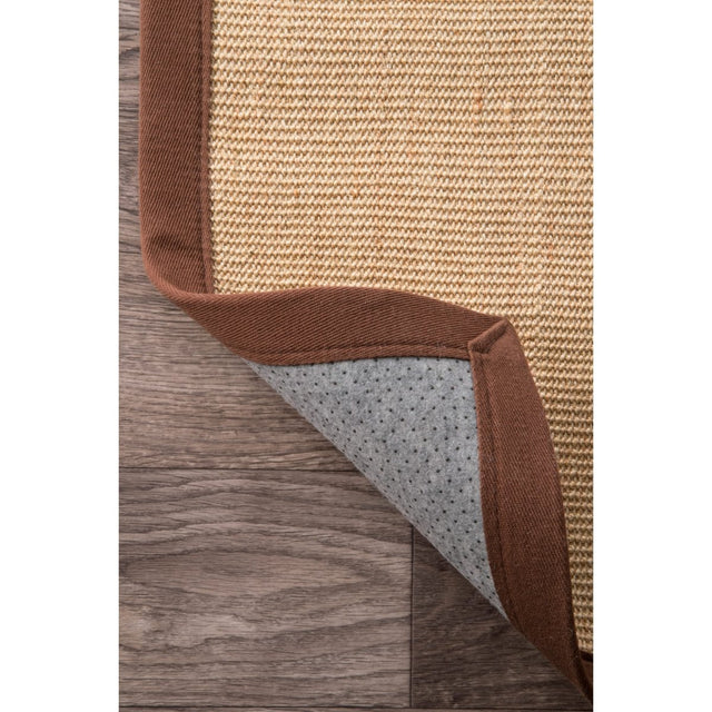 Nuloom Orsay Sisal Zhss01E Brown Rug.