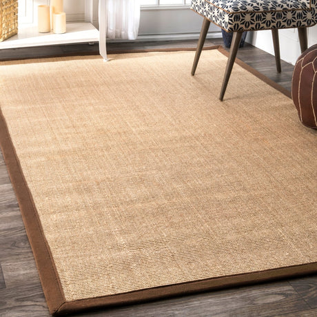 Nuloom Orsay Sisal Zhss01E Brown Rug.