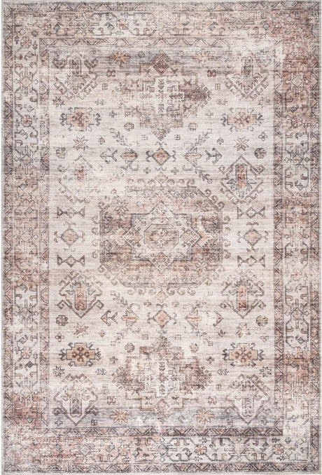 Nuloom Parisa Bordered Npa1988B Peach Rug.